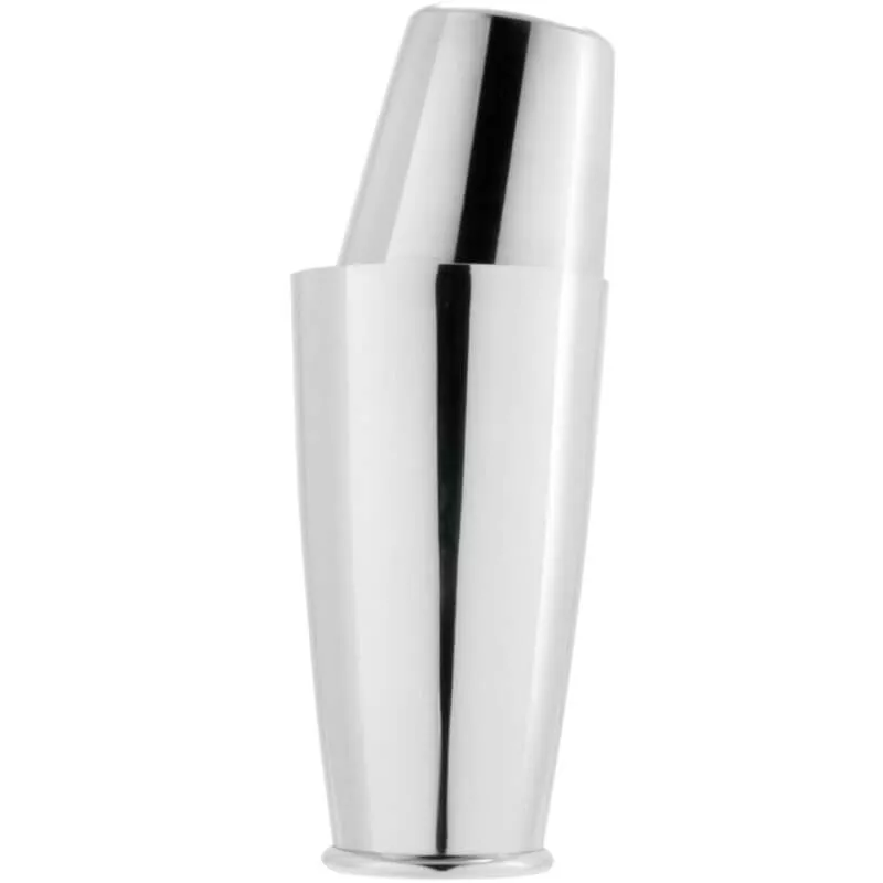 Tin on tin shaker "Alfredo", acier inoxydable poli (900ml) Tin on tin shaker "Alfredo", acier inoxydable poli (900ml)