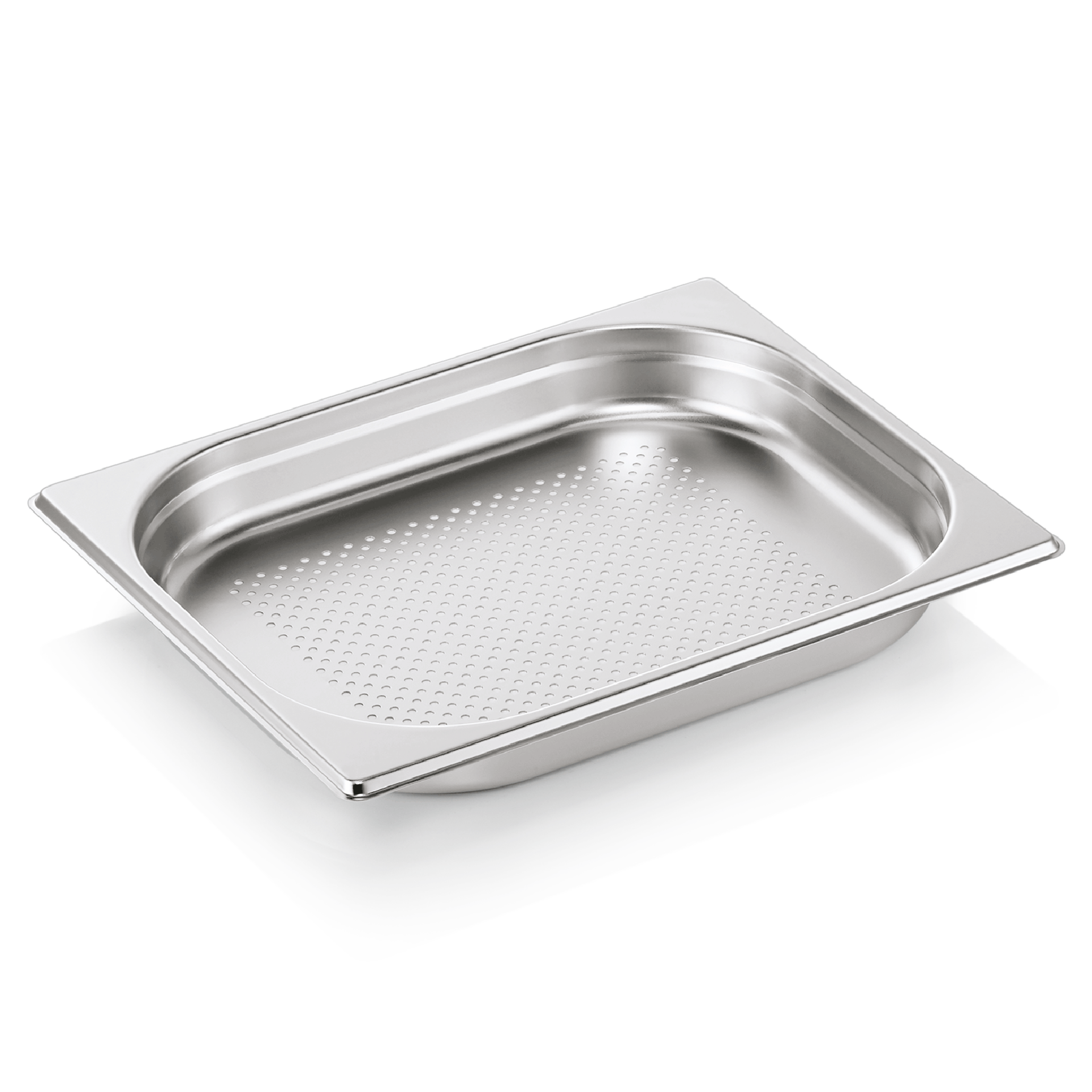 GN 1/2 récipient, avec perforations dans le fond, CNS, GN ESSENTIALS - 4 cm (6 pièces)