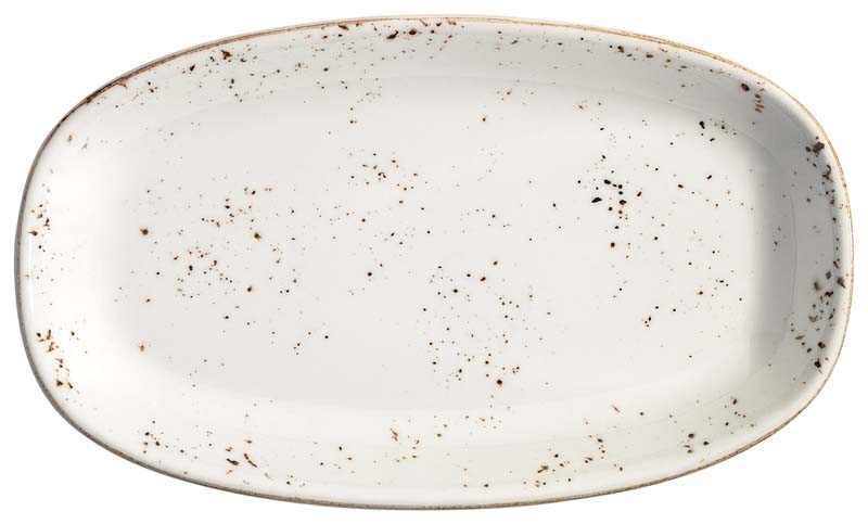 Bonna Grain Gourmet plat ovale 24x14cm crème - 12 pièces Bonna Grain Gourmet plat ovale 24x14cm crème - 12 pièces