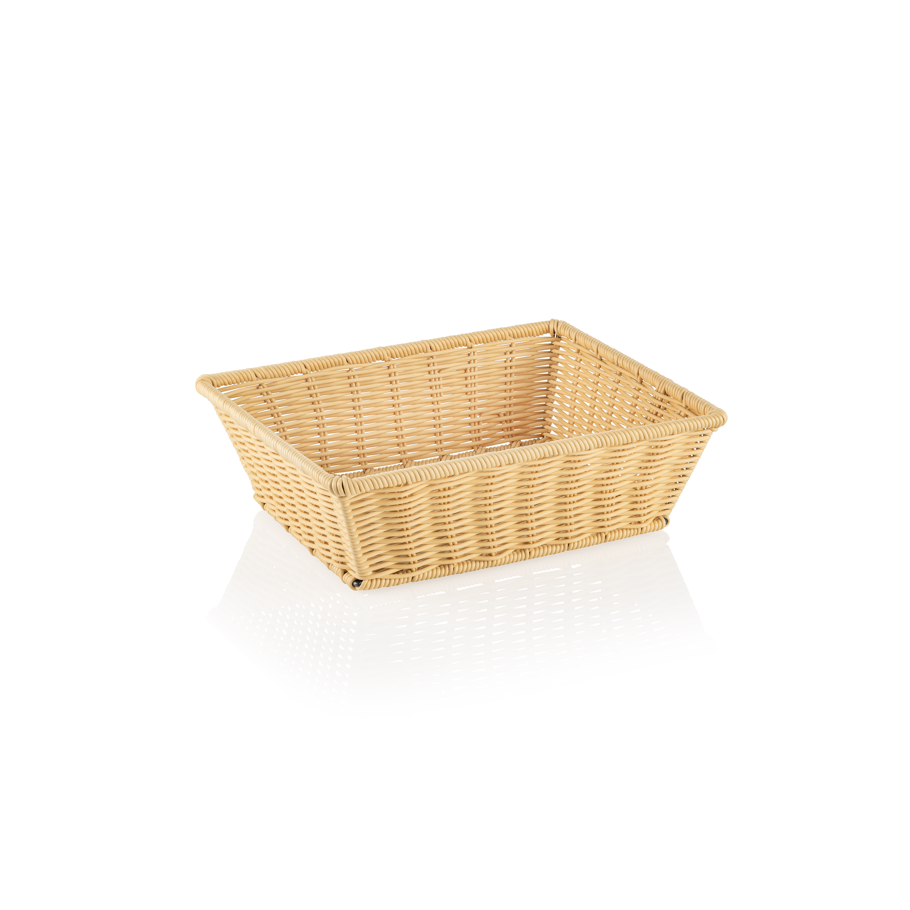 Panier en polypropylène, 32,5 x 26,5 x 10 cm (GN 1/2) - beige clair Panier en polypropylène, 32,5 x 26,5 x 10 cm (GN 1/2) - beige clair