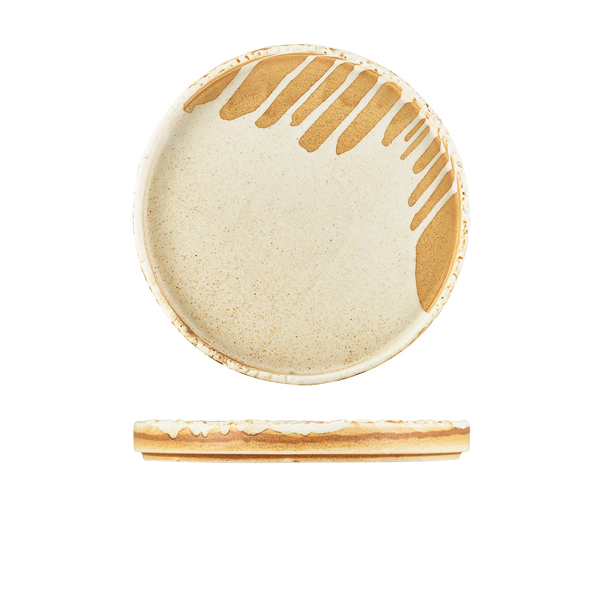 Assiette de présentation Roko Sand – 21 cm (4 pcs)