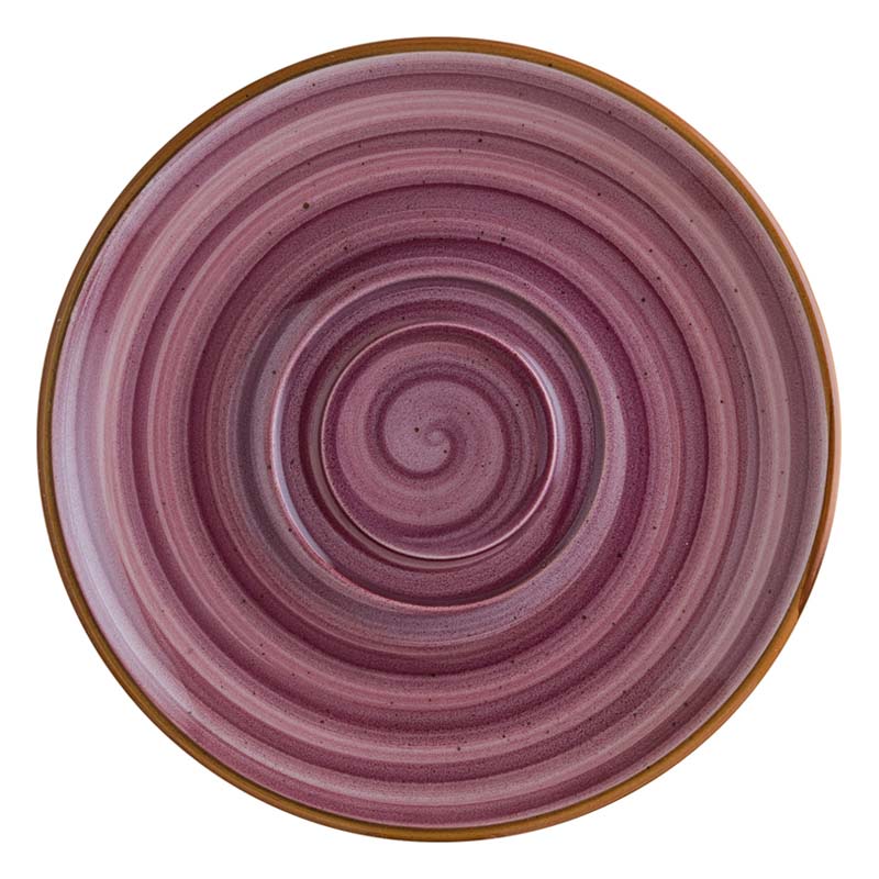 Bonna Aura Blackberry Gourmet Soucoupe combinée 19cm violet - 12 pièces Bonna Aura Blackberry Gourmet Soucoupe combinée 19cm violet - 12 pièces