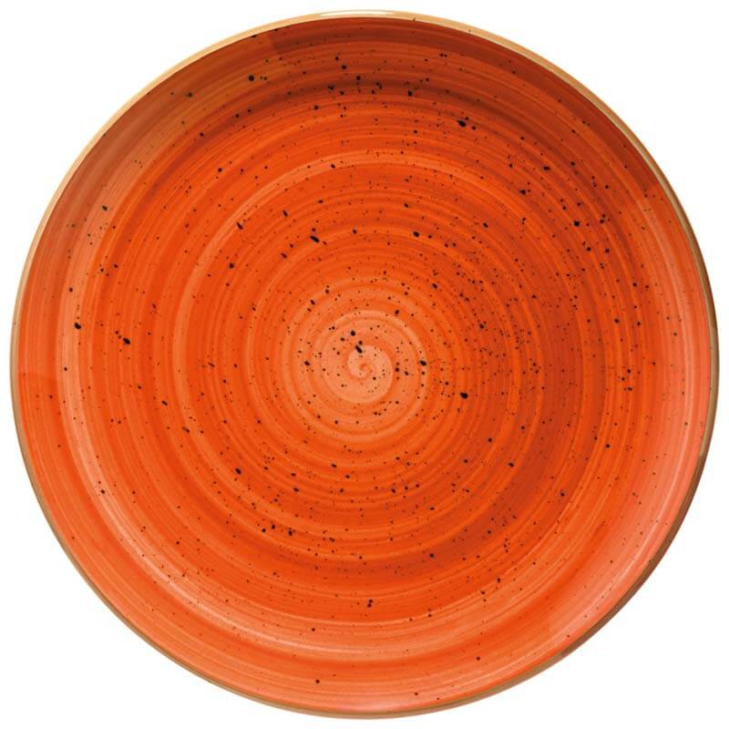 Bonna Aura Terracotta Assiette Gourmet plate 30cm orange - 6 pièces Bonna Aura Terracotta Assiette Gourmet plate 30cm orange - 6 pièces