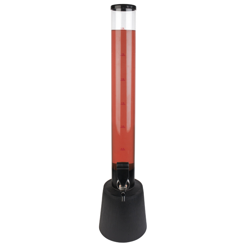 Colonne à boissons / tour à bière / colonne à bière avec robinet - 3 litres (1 pièce) Colonne à boissons / tour à bière / colonne à bière avec robinet - 3 litres (1 pièce)