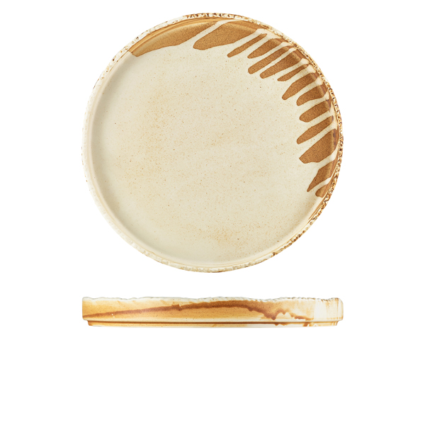 Assiette de présentation Roko Sand – 28 cm (4 pcs)