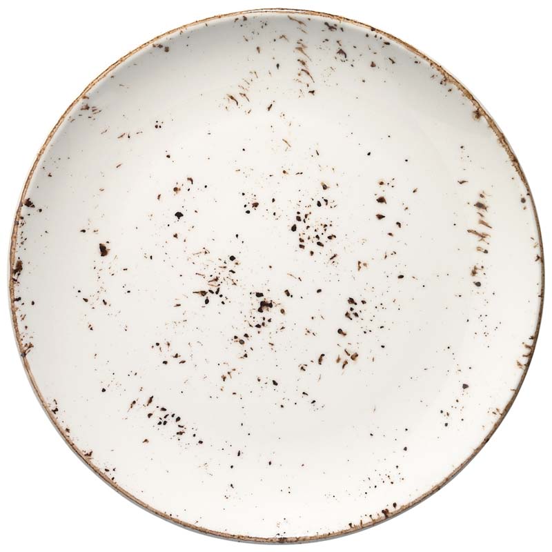 Bonna Grain Assiette plate Gourmet 30cm crème - 6 pièces