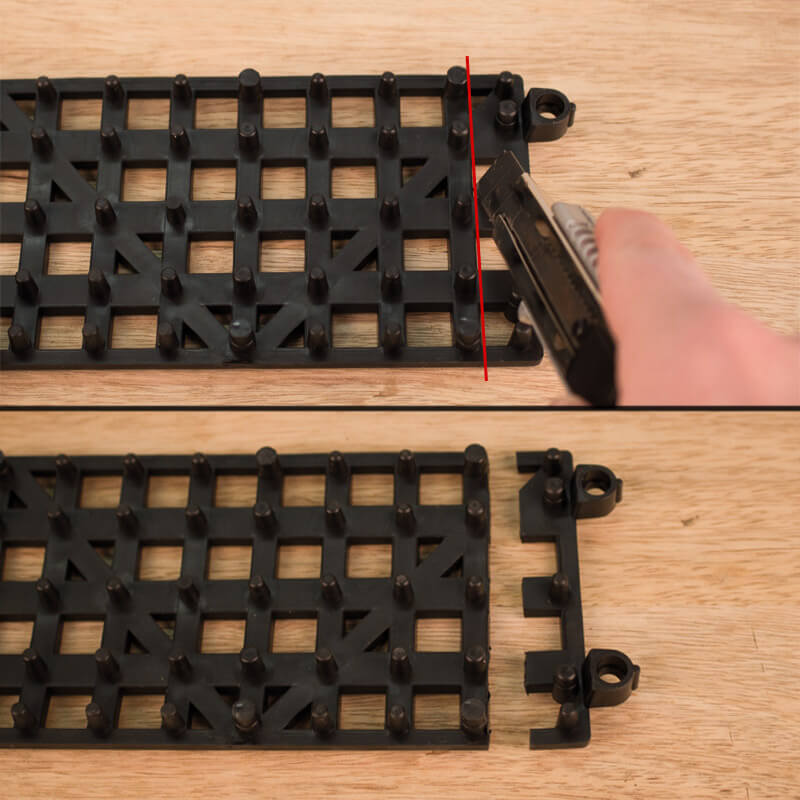 Set d'organisation pour cuisine avec crochets et tapis égouttoir Set d'organisation pour cuisine avec crochets et tapis égouttoir