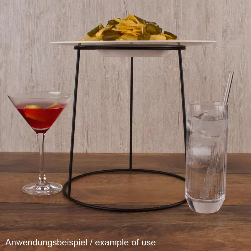 Support de buffet noir - 25,0x26,5cm Support de buffet noir - 25,0x26,5cm