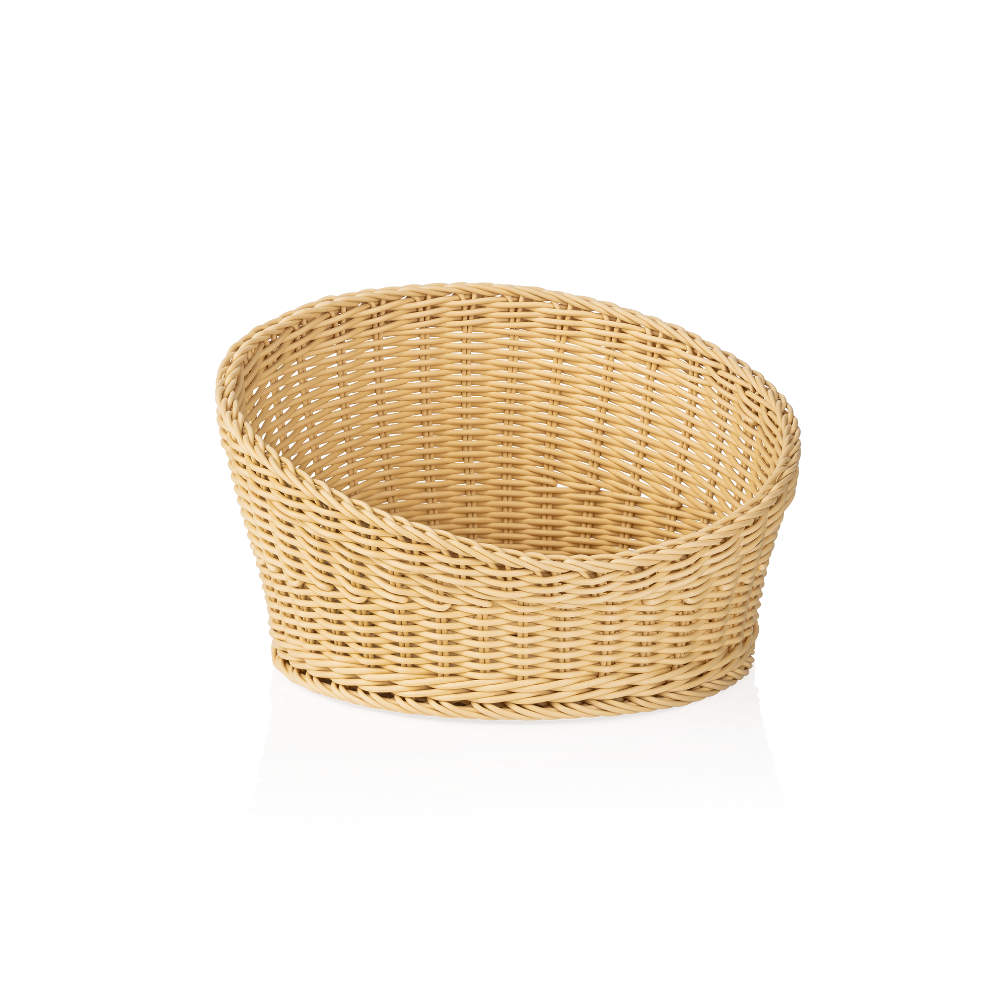 Panier en polypropylène beige clair - 34,5 x 10/20 cm Panier en polypropylène beige clair - 34,5 x 10/20 cm