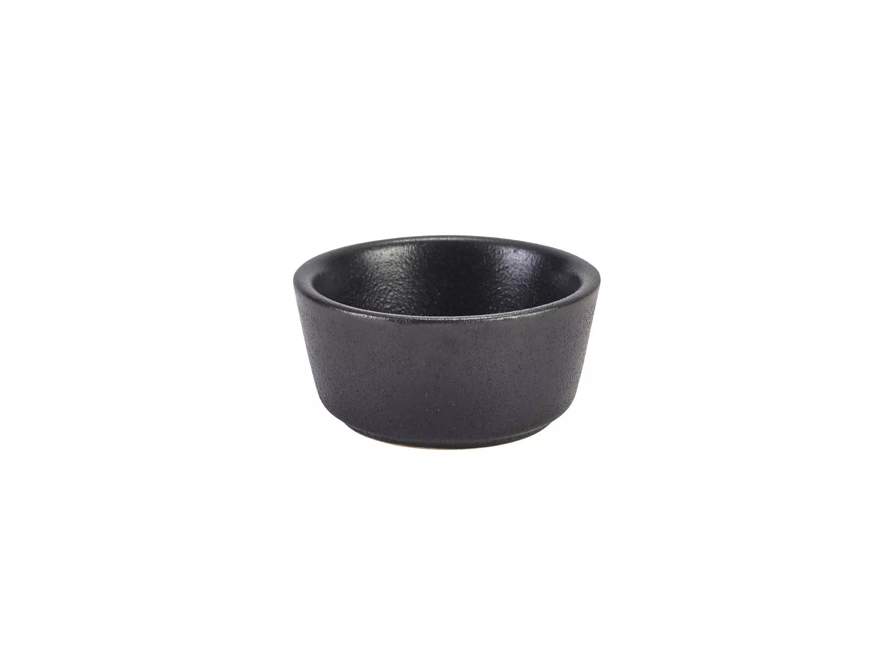 Bol à dips noir, faïence - 45ml Bol à dips noir, faïence - 45ml