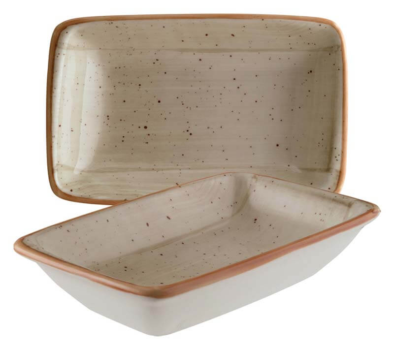 Bonna Aura Terrain Moove Coupe rectangulaire 16x9cm beige - 12 pièces Bonna Aura Terrain Moove Coupe rectangulaire 16x9cm beige - 12 pièces