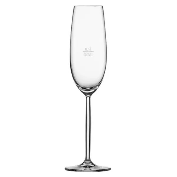 Flûte à champagne Diva, Schott Zwiesel - 219ml, 0,1l repère Flûte à champagne Diva, Schott Zwiesel - 219ml, 0,1l repère