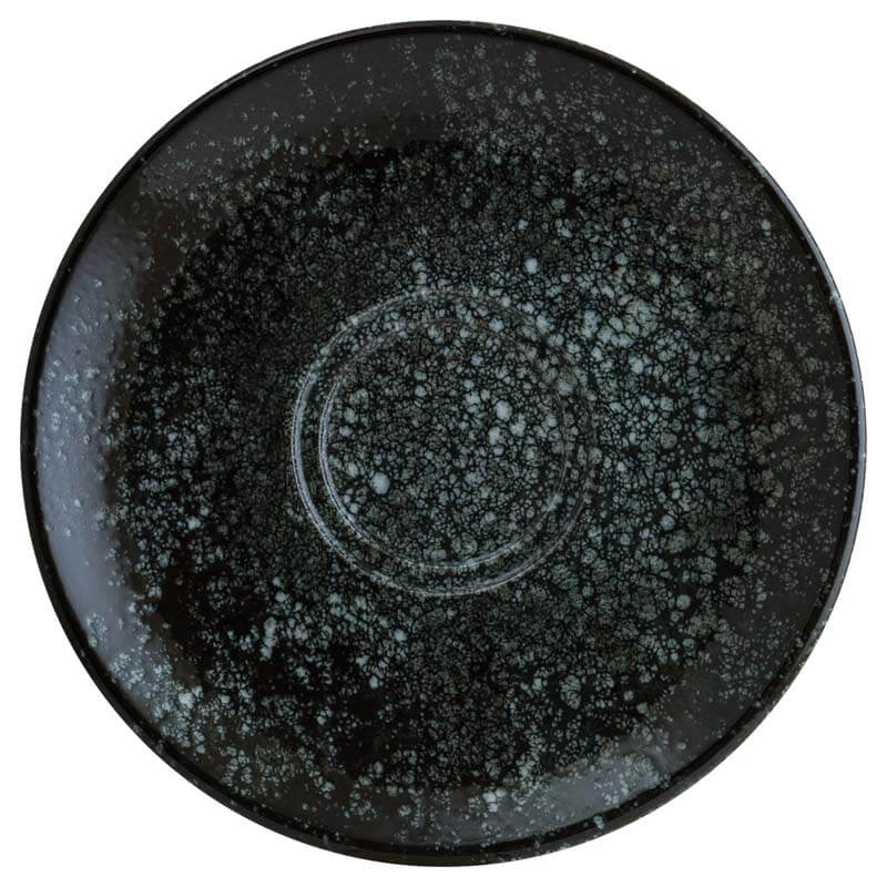 Bonna Cosmos Black Gourmet Soucoupe combinée 16cm noir - 6 pièces Bonna Cosmos Black Gourmet Soucoupe combinée 16cm noir - 6 pièces