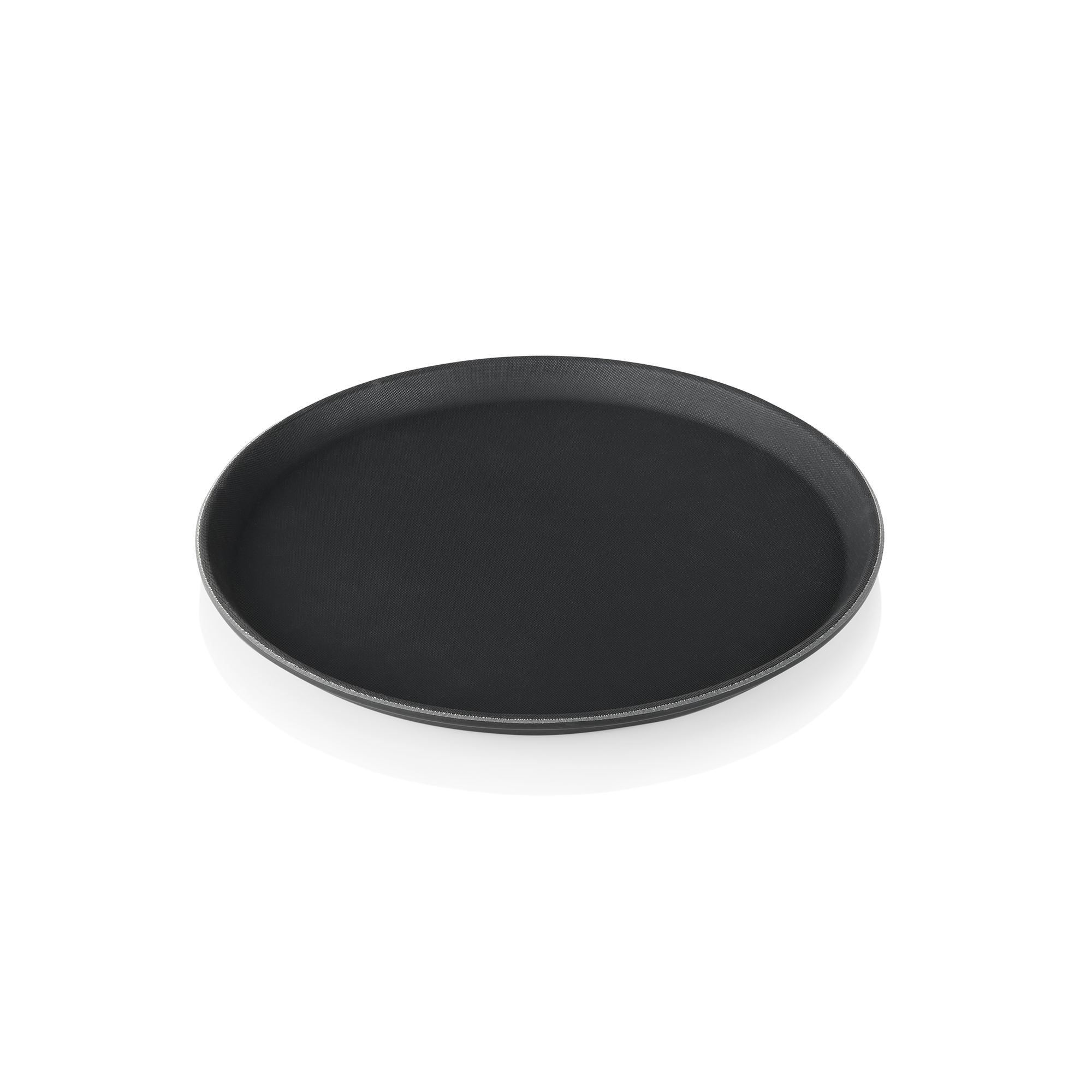 Plateau antidérapant, polypropylène noir - 45 cm Plateau antidérapant, polypropylène noir - 45 cm