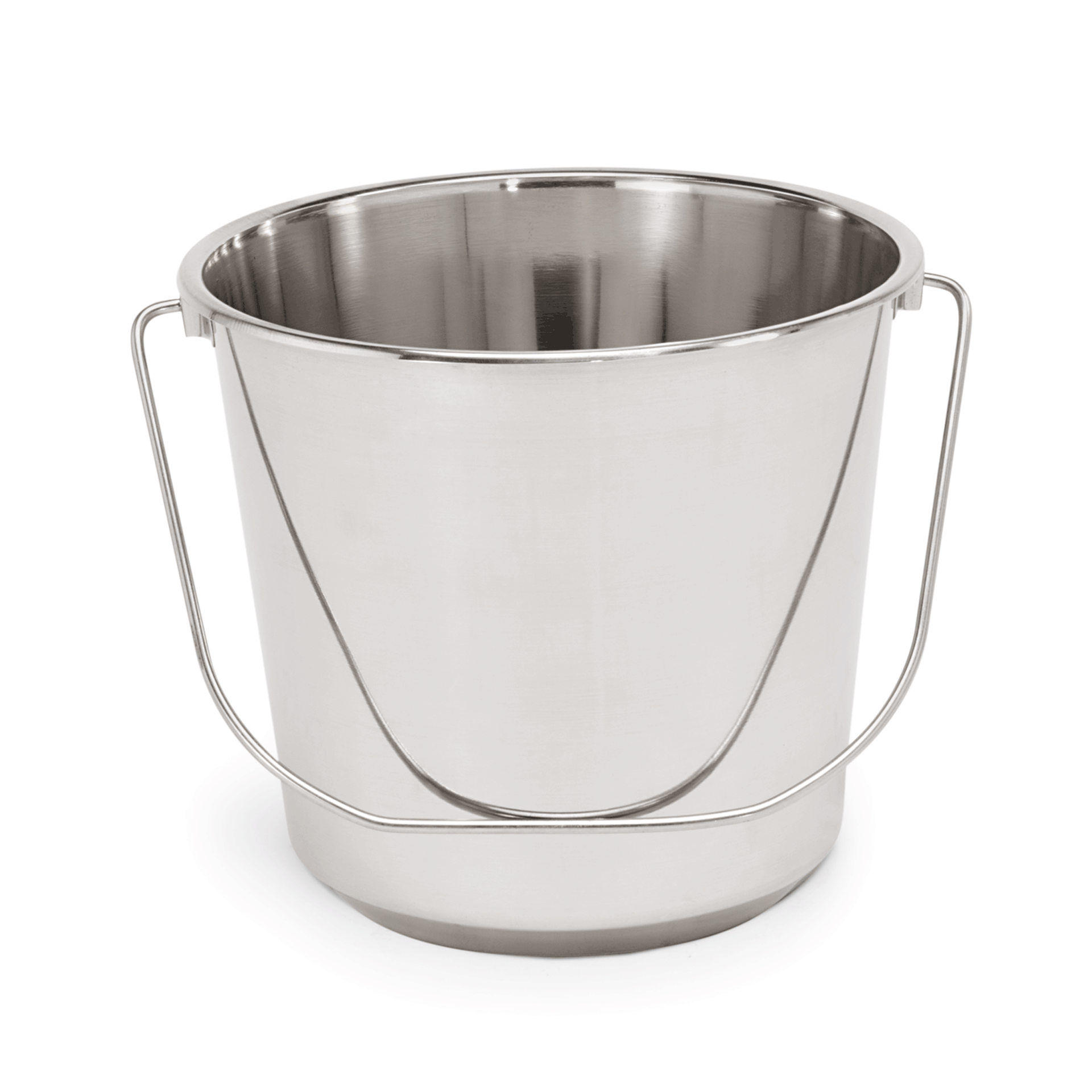 Seau en acier au chrome-nickel léger - 10 l Seau en acier au chrome-nickel léger - 10 l