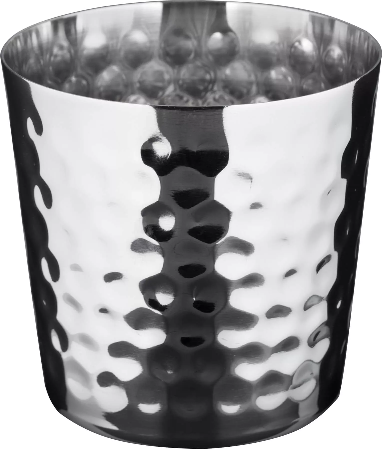 Gobelet en acier inoxydable martelé, poli - 400ml Gobelet en acier inoxydable martelé, poli - 400ml