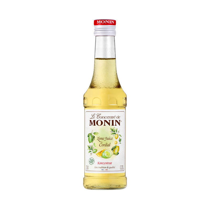 Lime Juice Cordial - Sirop Monin petite bouteille (0,25l) Lime Juice Cordial - Sirop Monin petite bouteille (0,25l)