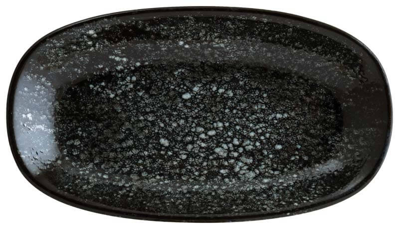 Bonna Cosmos Black Gourmet plat ovale 24x14cm noir - 12 pièces Bonna Cosmos Black Gourmet plat ovale 24x14cm noir - 12 pièces