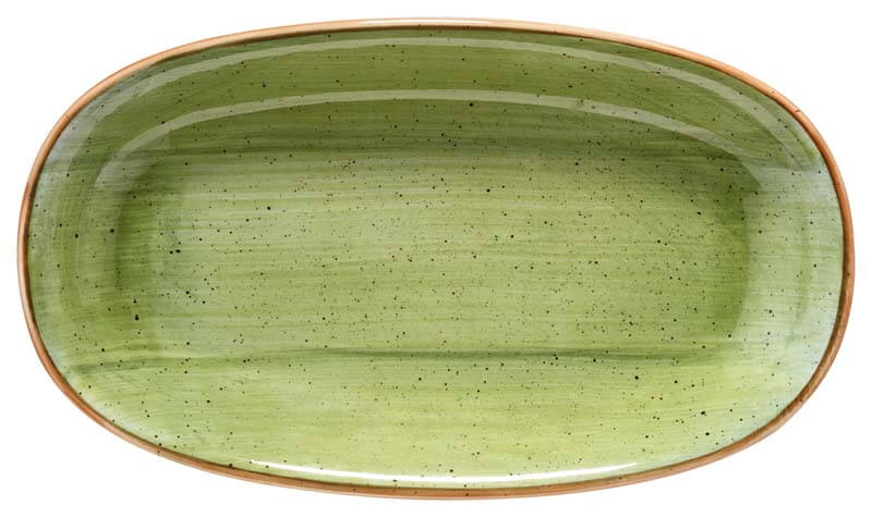 Bonna Aura Therapy Assiette Gourmet ovale 19x11cm vert - 12 pièces Bonna Aura Therapy Assiette Gourmet ovale 19x11cm vert - 12 pièces