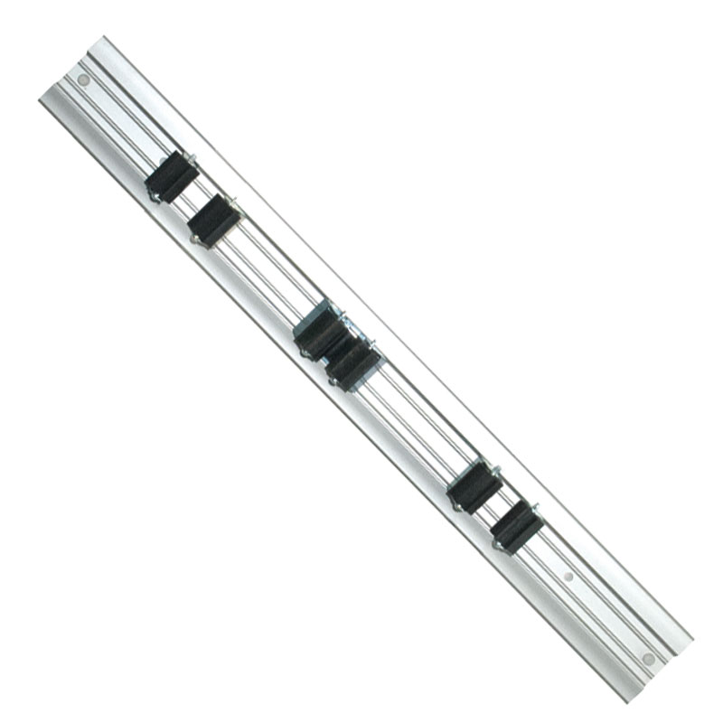 Porte-balais « Trio » pour 3 balais, 48 cm - Aluminium