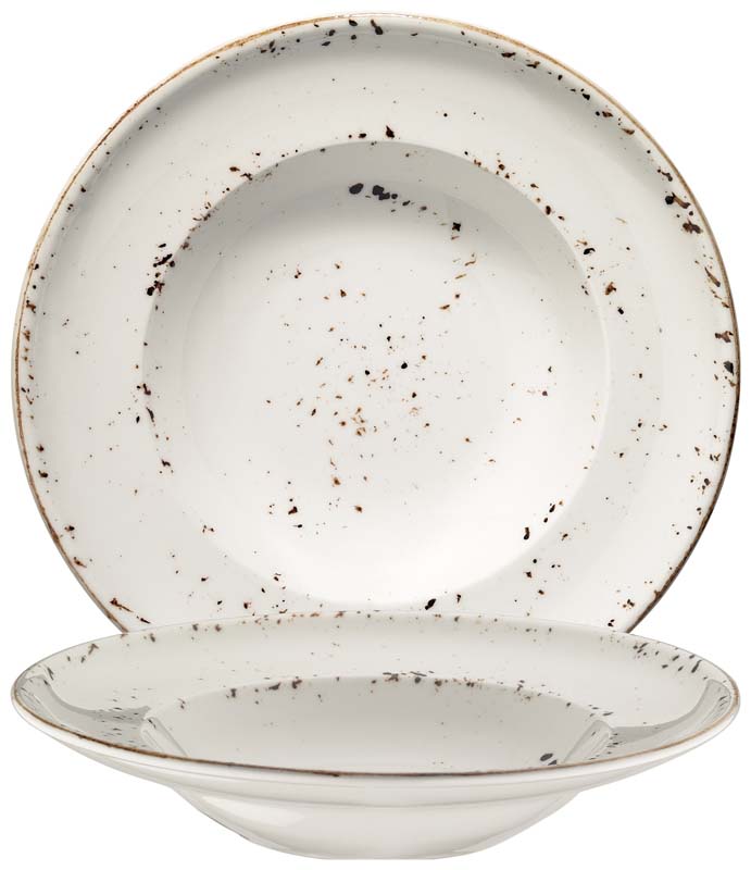Bonna Grain Gourmet Assiette à pâtes 27cm crème - 6 pièces Bonna Grain Gourmet Assiette à pâtes 27cm crème - 6 pièces