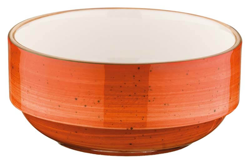 Bonna Aura Terracotta Banquet Coupe empilable 12cm, 35cl orange - 12 pièces Bonna Aura Terracotta Banquet Coupe empilable 12cm, 35cl orange - 12 pièces