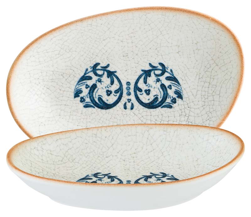 Bonna Viento Vago plat creux 15cm bleu - 12 pièces Bonna Viento Vago plat creux 15cm bleu - 12 pièces