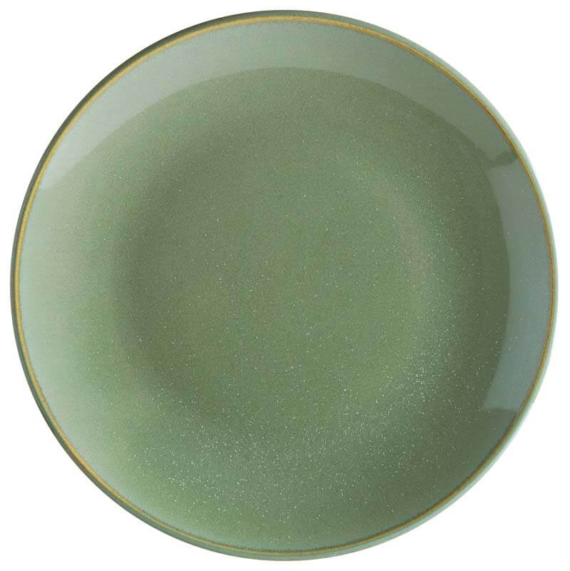 Bonna Sage Gourmet Assiette plate 21cm vert - 12 pièces