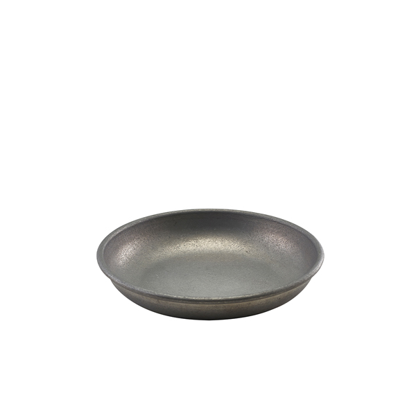 Assiette à dessert, acier inoxydable vintage - 16 cm Assiette à dessert, acier inoxydable vintage - 16 cm