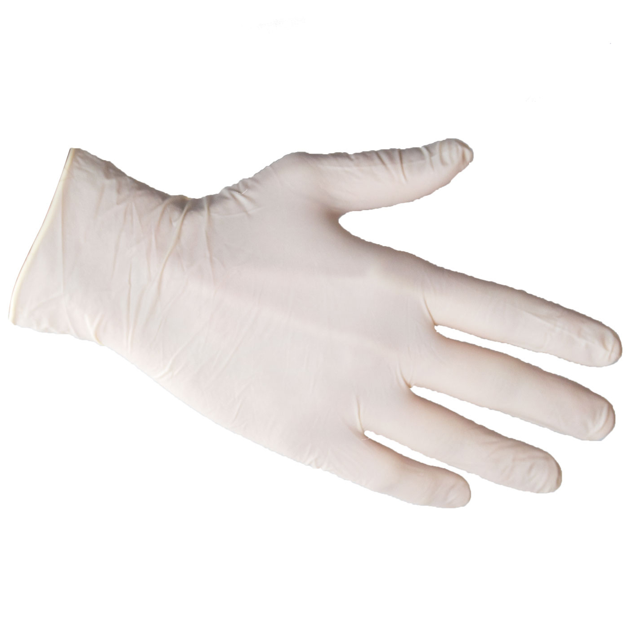 Gants en latex blanc, non poudrés (100 pcs)