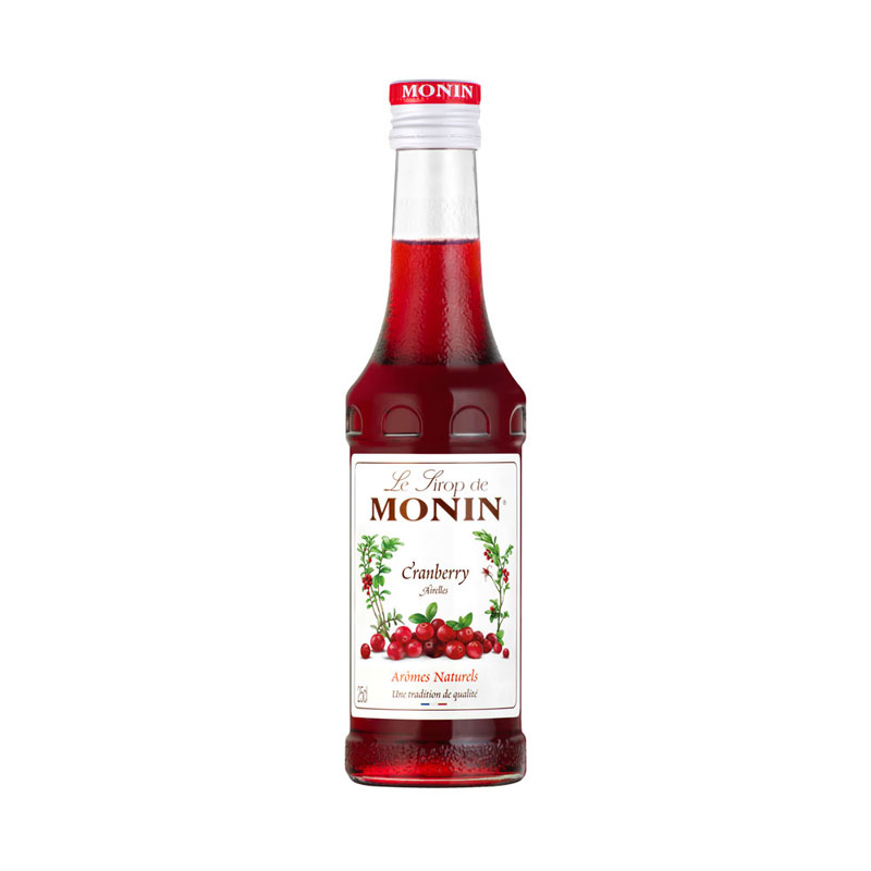 Cranberry - Sirop Monin petite bouteille (0,25l) Cranberry - Sirop Monin petite bouteille (0,25l)