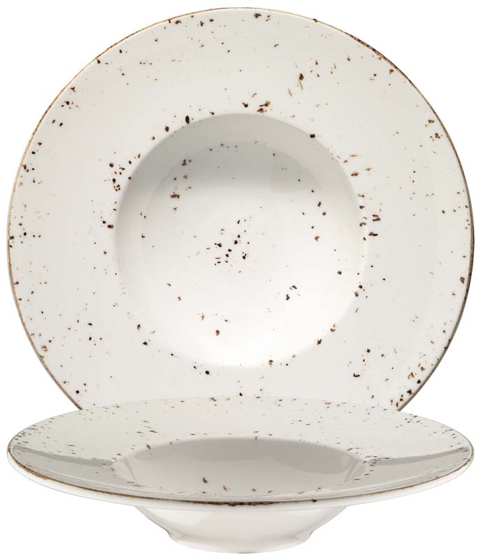 Bonna Grain Banquet Assiette à pâtes 28cm crème - 6 pièces