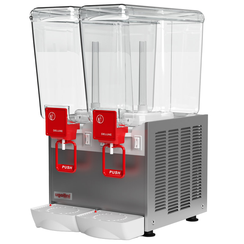 Distributeur de boissons froides Arctic Deluxe 20/2 S - 2 x 20 litres, système de gazéification