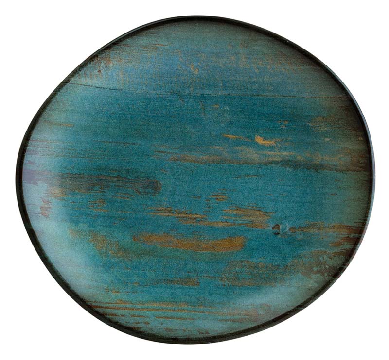 Bonna Madera Mint Vago Assiette plate 15cm bleu - 12 pièces Bonna Madera Mint Vago Assiette plate 15cm bleu - 12 pièces