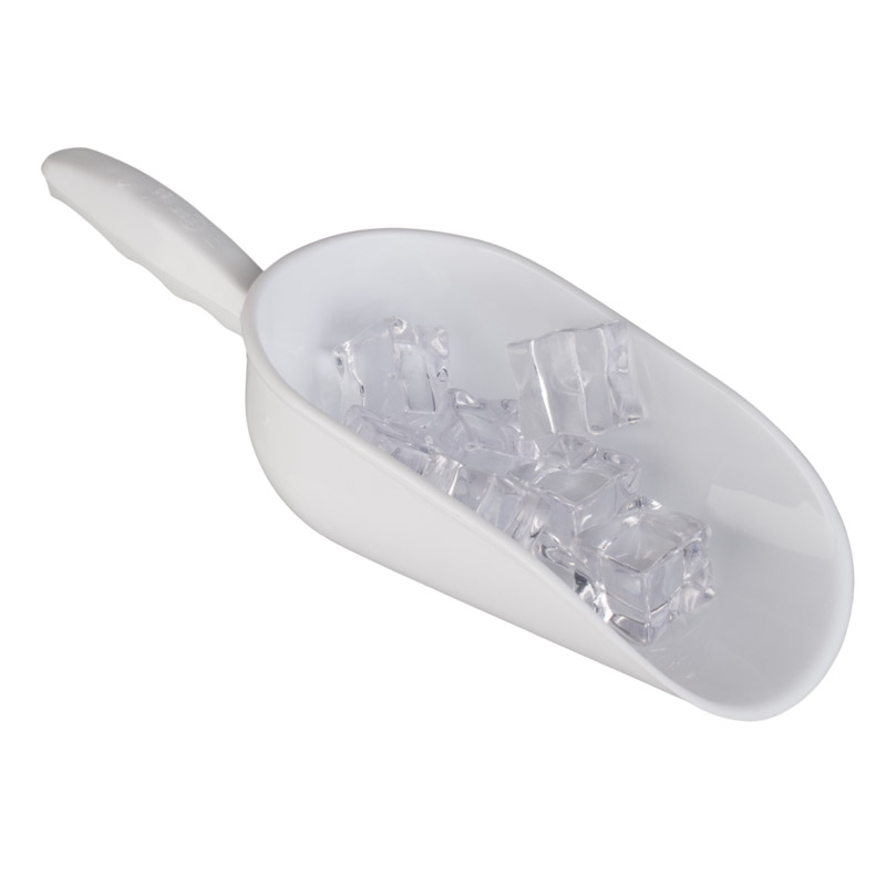 Pelle à glace / pelle multifonction, polypropylène blanc - 300 ml