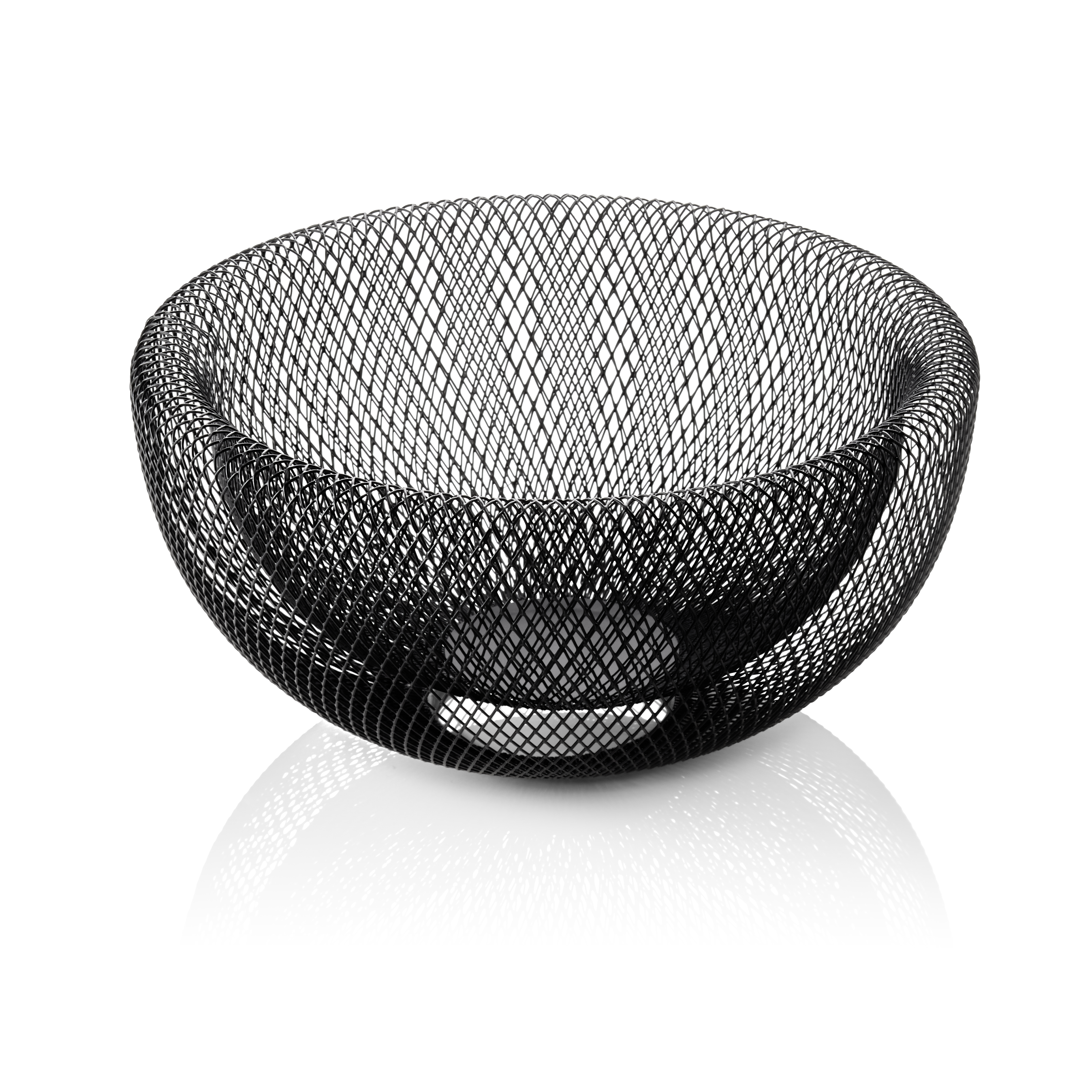 Panier / corbeille à fruits, métal noir - 29,5 cm Panier / corbeille à fruits, métal noir - 29,5 cm