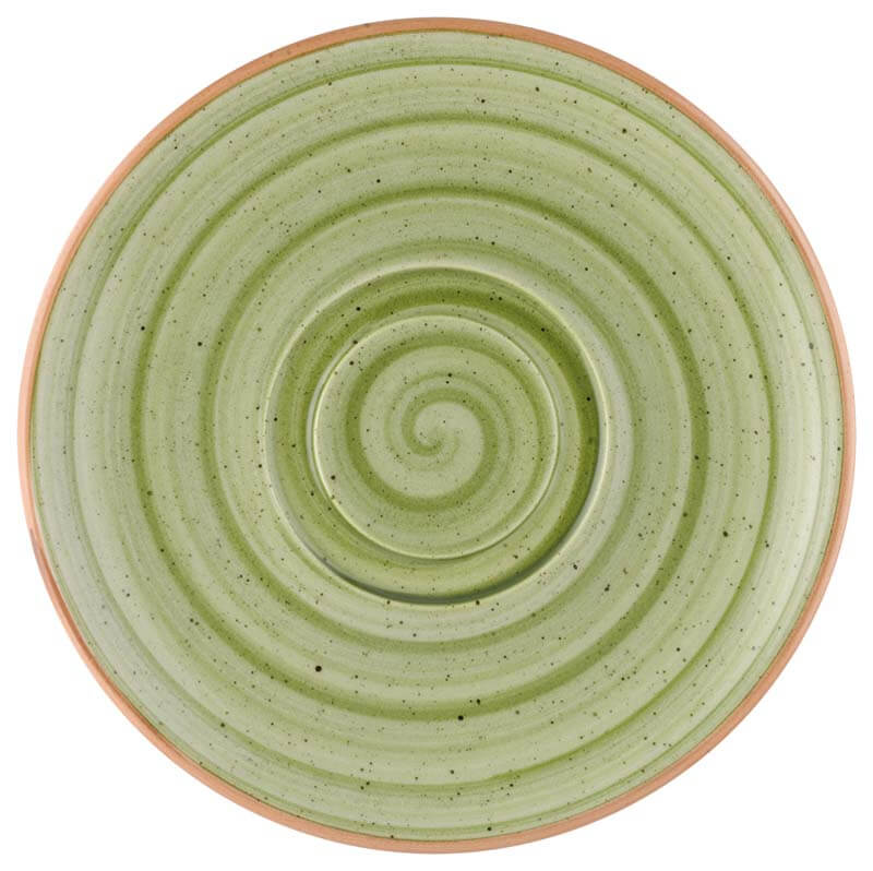 Bonna Aura Therapy Gourmet soucoupe combinée 19cm vert - 12 pièces Bonna Aura Therapy Gourmet soucoupe combinée 19cm vert - 12 pièces