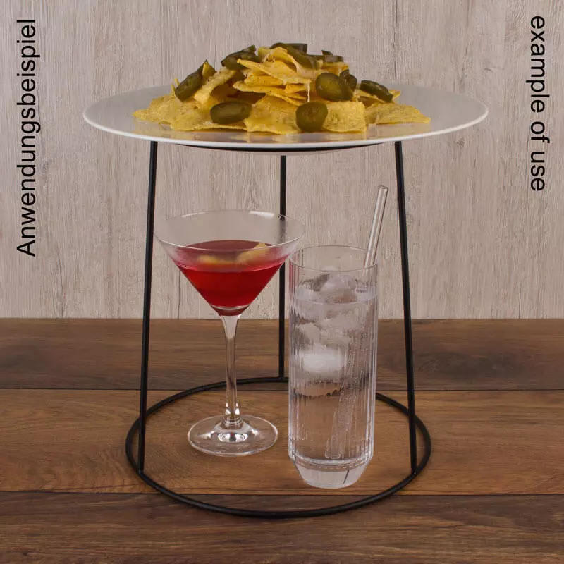 Support de buffet noir - 25,0x26,5cm Support de buffet noir - 25,0x26,5cm