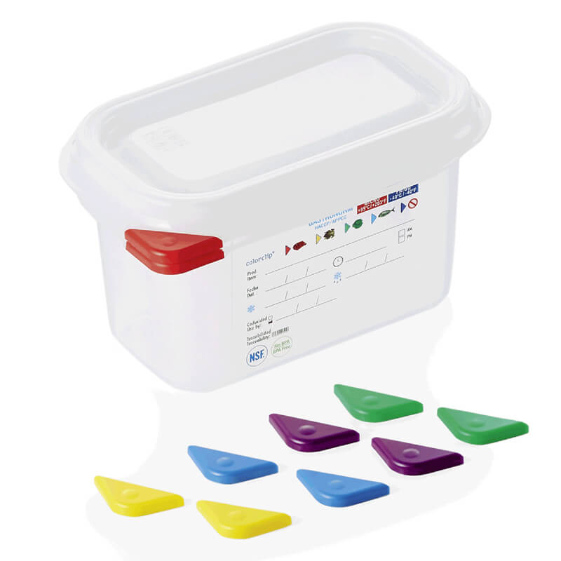 Récipient de conservation GN 1/9 avec couvercle, PP - 1 l / H 10 cm (1 pièce) Récipient de conservation GN 1/9 avec couvercle, PP - 1 l / H 10 cm (1 pièce)
