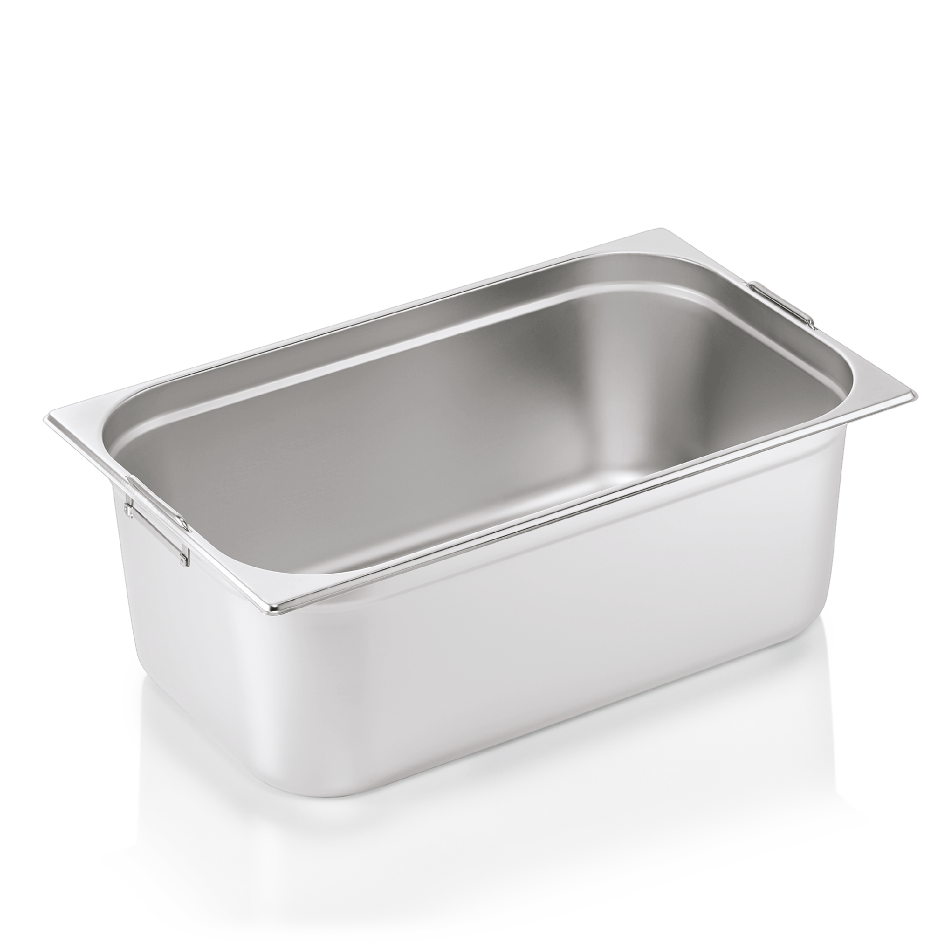 Récipient GN 1/1, avec poignées encastrées, CNS - 20 cm (série GN CORE)