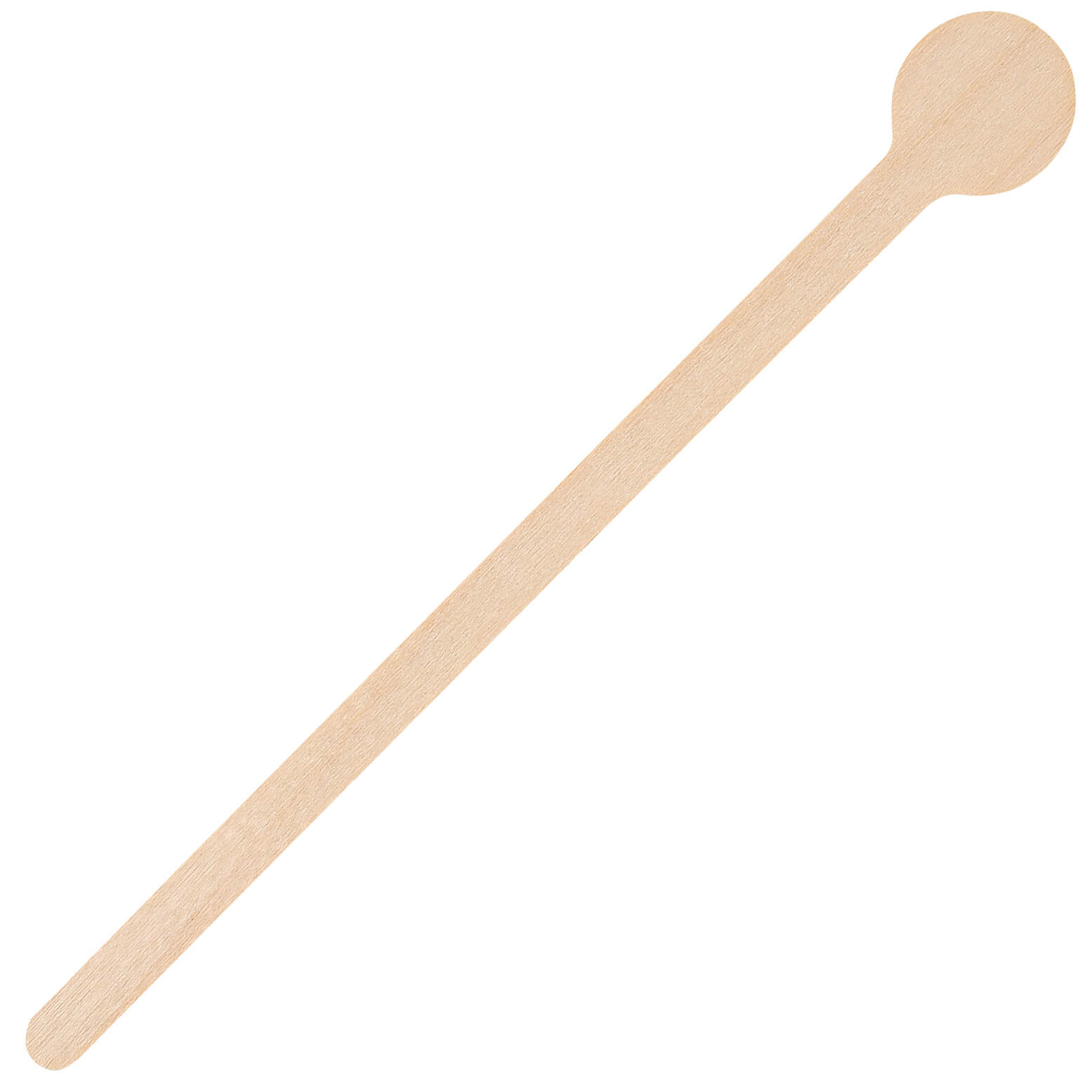 Bâtonnet de cocktail disque, bois - 15cm (100 pcs)