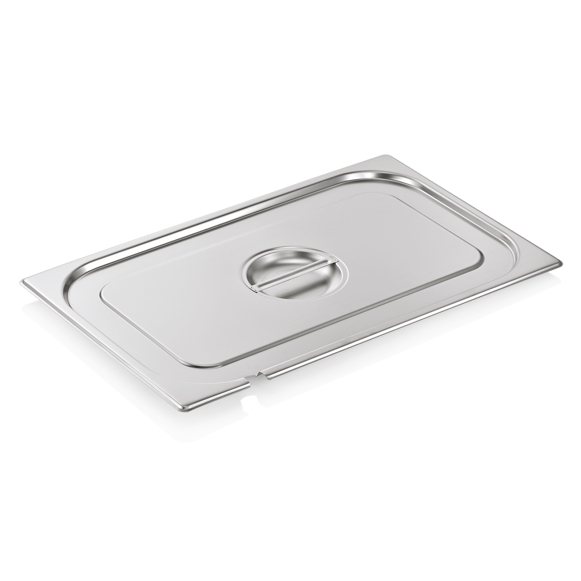 Couvercle GN 1/1, avec emplacement pour cuillère, CNS 18/8 (série GN SELECT) Couvercle GN 1/1, avec emplacement pour cuillère, CNS 18/8 (série GN SELECT)
