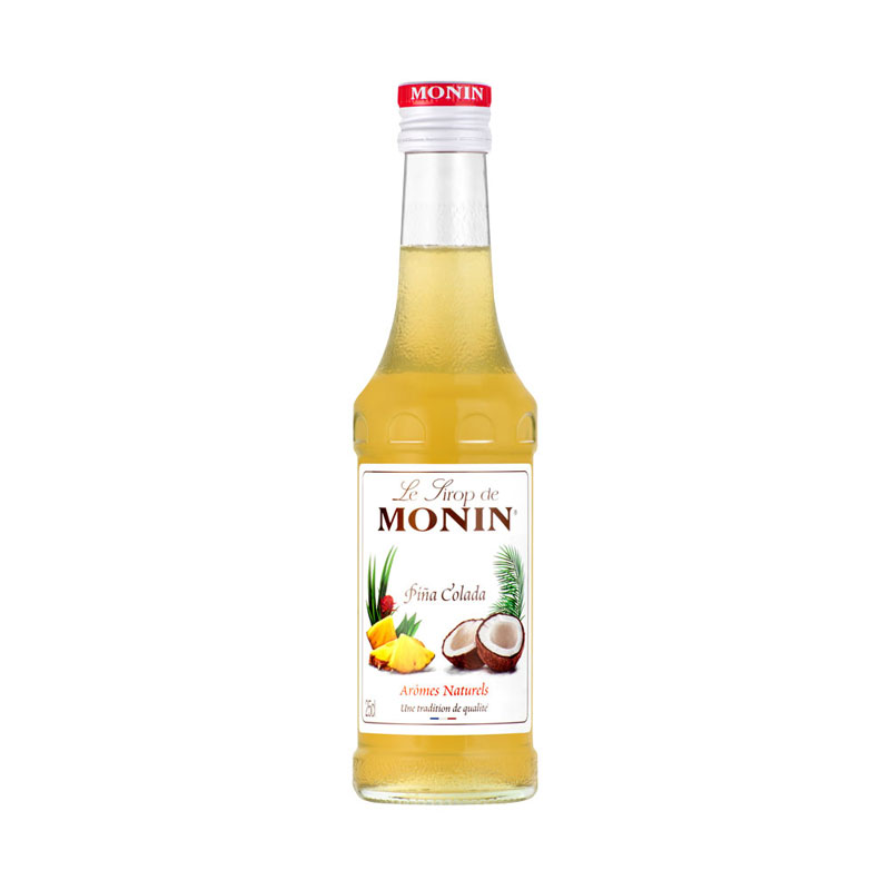 Piña Colada - sirop Monin petite bouteille (0,25 l) - DLUO 25/09 Piña Colada - sirop Monin petite bouteille (0,25 l) - DLUO 25/09