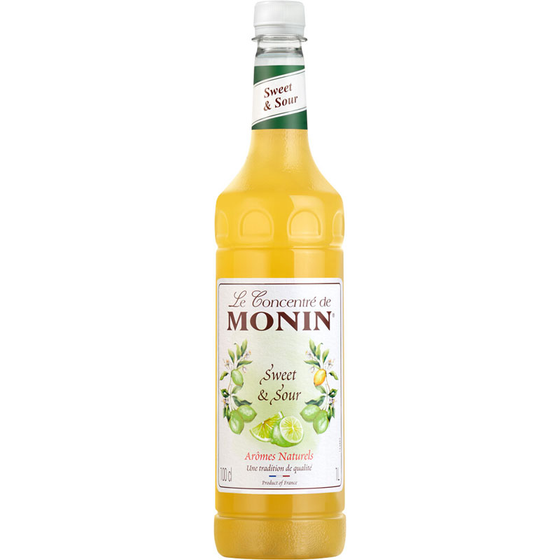 Sweet & Sour - Sirop Monin, bouteille PET (1,0l) Sweet & Sour - Sirop Monin, bouteille PET (1,0l)