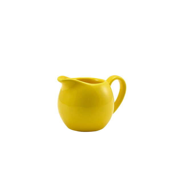 Petit pot en porcelaine jaune – 140 ml (6 pcs)