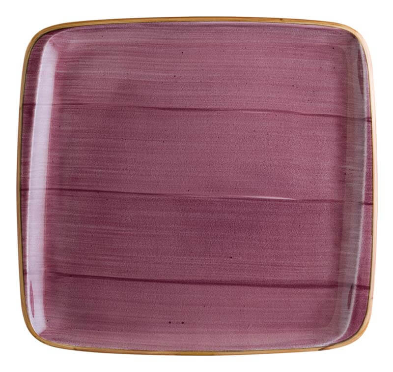Bonna Aura Blackberry Moove Plateau 27x25cm violet - 6 pièces Bonna Aura Blackberry Moove Plateau 27x25cm violet - 6 pièces