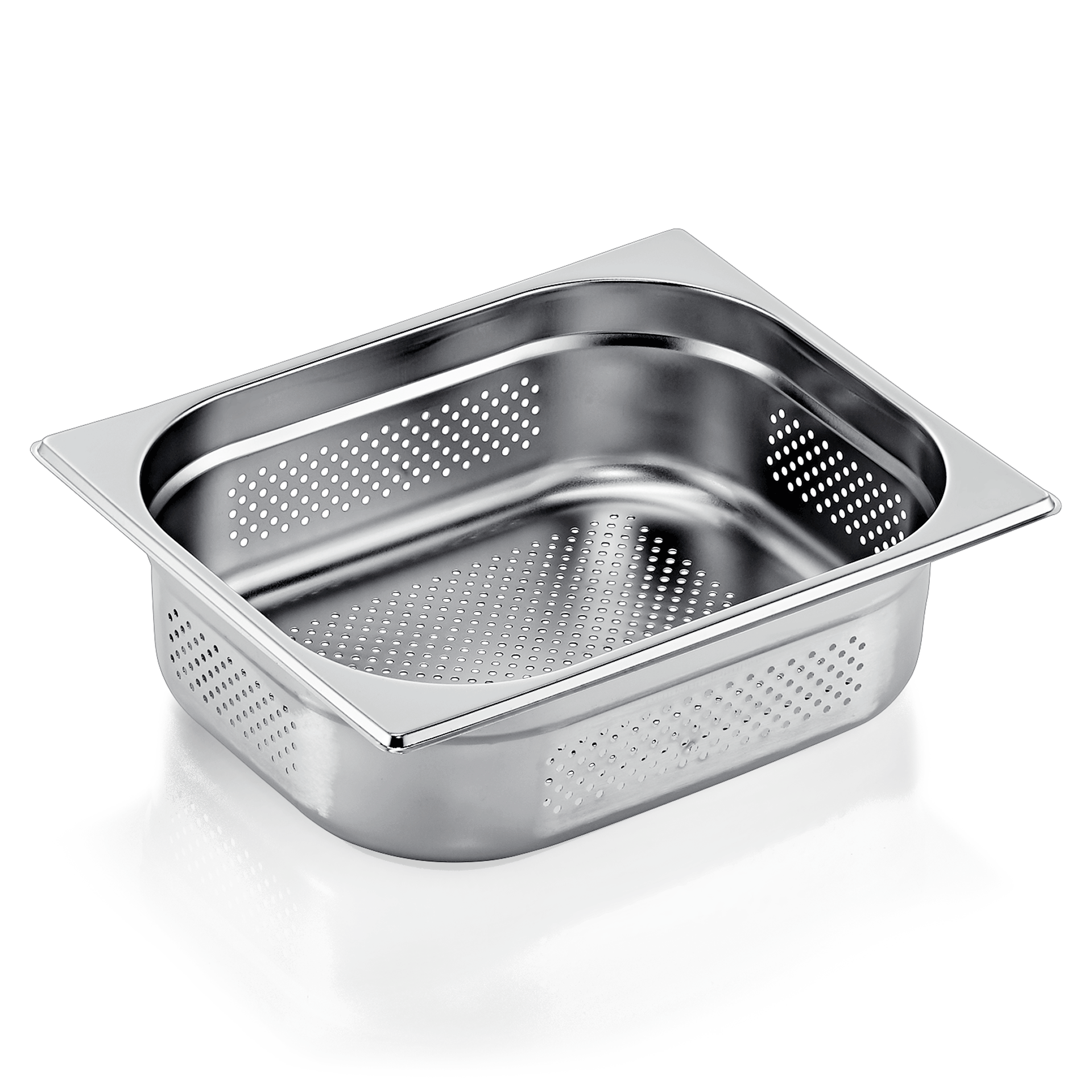 GN 1/2 récipient, avec perforations latérales et au fond, CNS, GN ESSENTIALS - 10 cm (6 pièces)