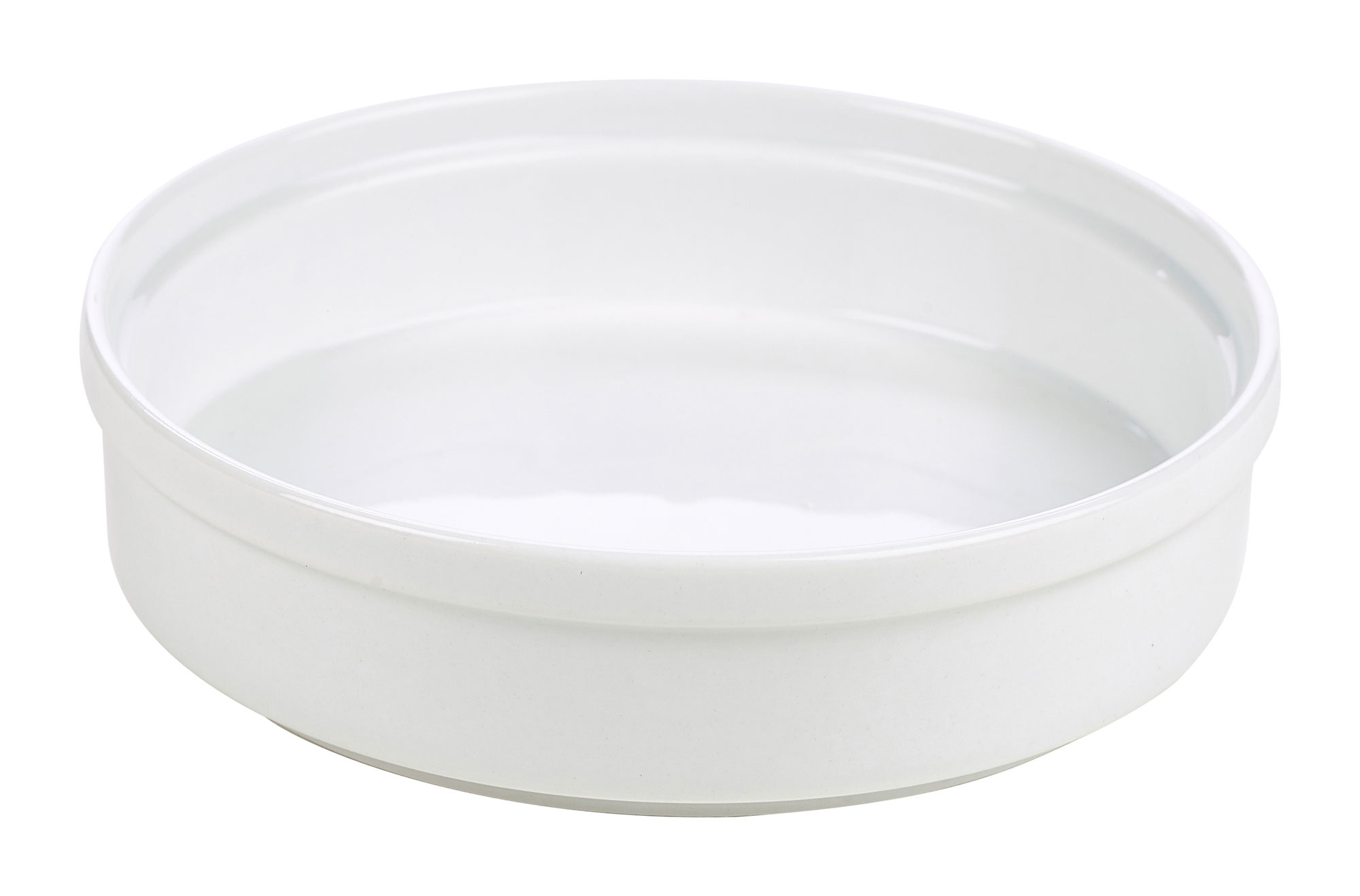 Bols plats, blanc - 140ml (6 pcs)