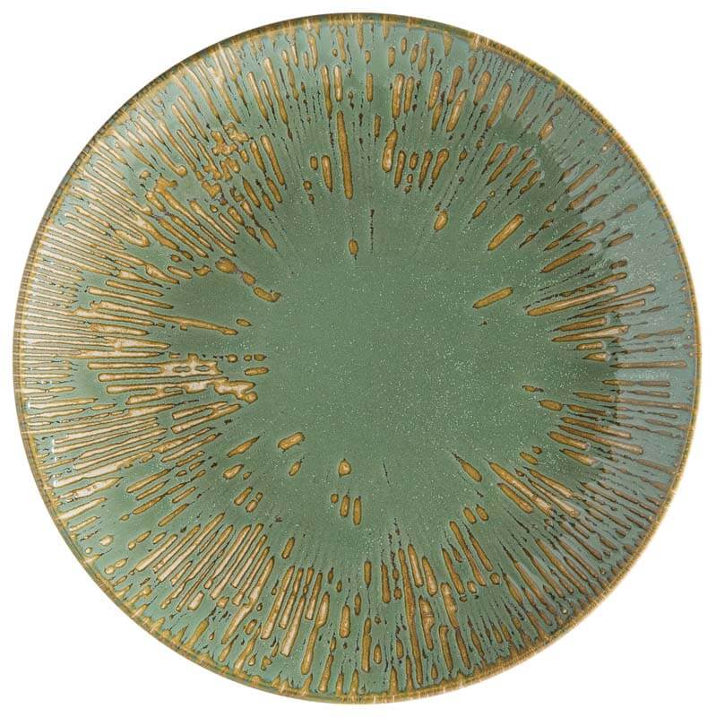 Bonna Snell Sage Gourmet Assiette plate 21cm vert - 12 pièces Bonna Snell Sage Gourmet Assiette plate 21cm vert - 12 pièces