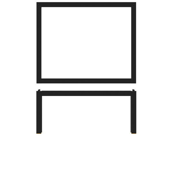 GN 1/2 Support de buffet Luxor, acier noir - 32,5x26,5x17cm GN 1/2 Support de buffet Luxor, acier noir - 32,5x26,5x17cm